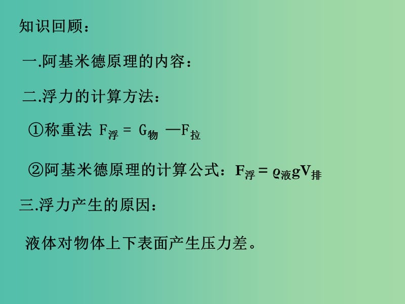 八年级物理下册 10.3 物体的浮沉条件课件 （新版）新人教版.ppt_第2页