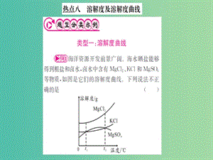 中考化學 第二篇 專題突破 熱點八 溶解度及溶解度曲線課件.ppt