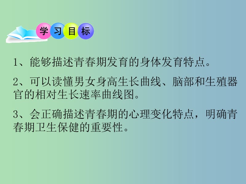 七年级生物下册 4.1.3《青春期》青春期发育课件1 新人教版.ppt_第3页