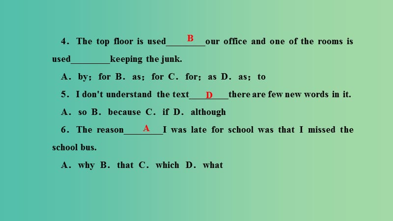 九年级英语下册 版块复习 Module 7 English for you and me周周清课件 （新版）外研版.ppt_第3页