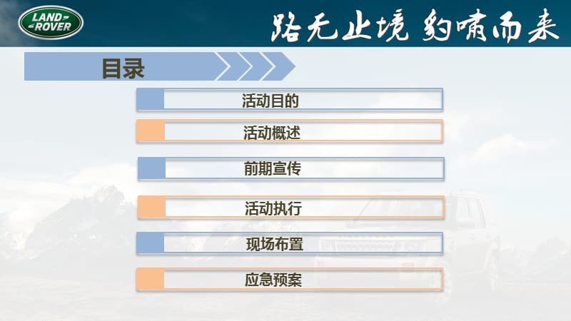 路虎越野挑战赛策划方案.ppt_第2页