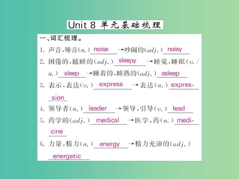 九年级英语全册 Unit 8 It must belong to Carla单元基础梳理课件 （新版）人教新目标版.ppt_第1页