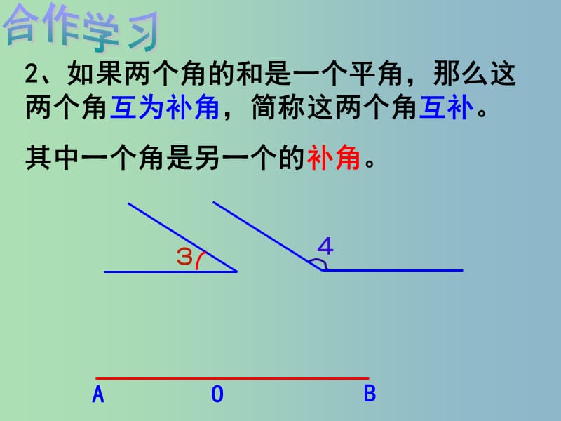 七年级数学上册 6.8 余角和补角课件 （新版）浙教版.ppt_第3页