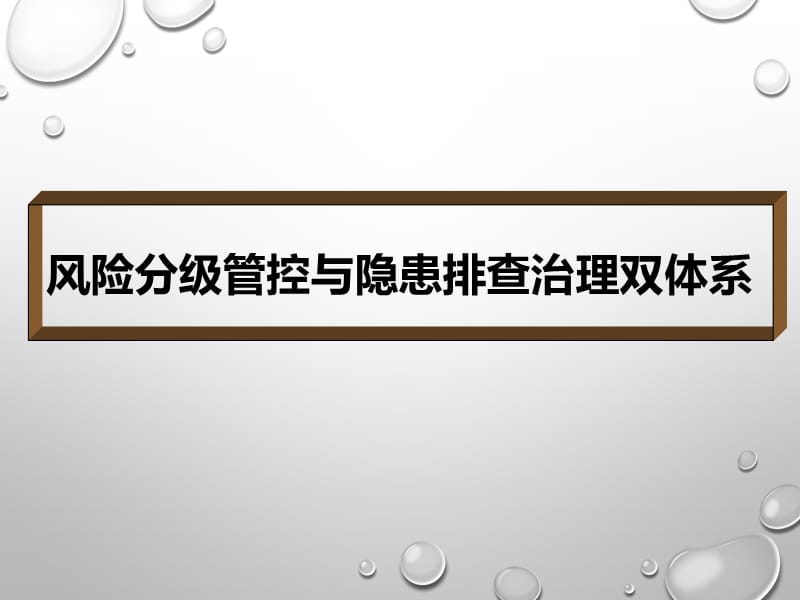 风险分级管控与隐患排查治理双体系培训教材.ppt_第1页