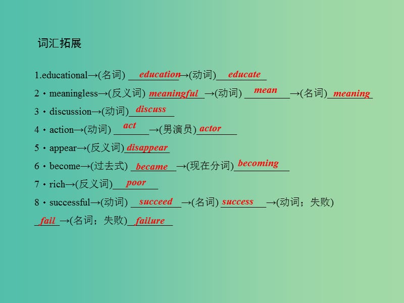 中考英语 第一轮 考点精讲精练 第7课时 八上 Units 5-6课件 人教新目标版.ppt_第3页