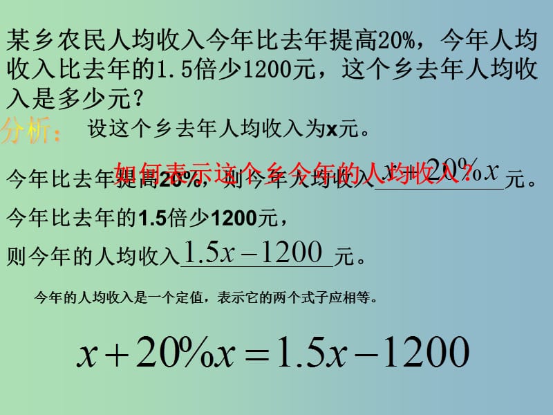 七年级数学上册 移项实际问题课件 新人教版.ppt_第3页