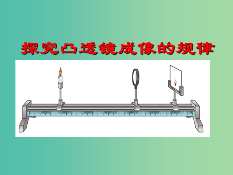 八年级物理上册 5.3 凸透镜成像规律课件 新人教版.ppt_第1页