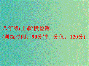 中考英語 課本梳理 八上 階段檢測課件 外研版.ppt