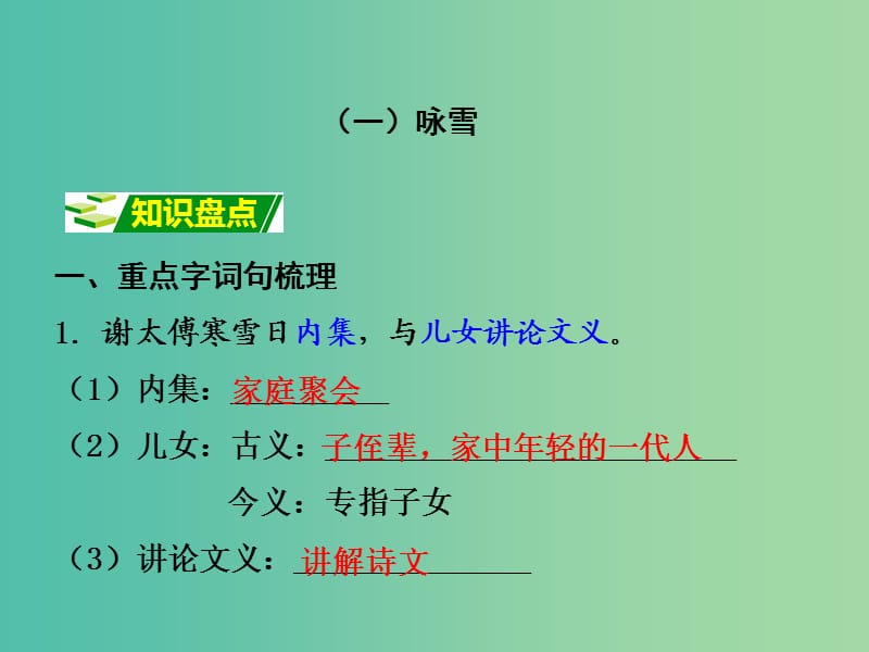 中考语文 第二部分 古诗文阅读 专题十 文言文阅读 七上 三、《世说新语》两则课件.ppt_第2页