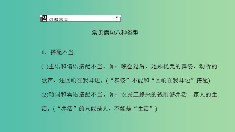 中考语文 第2部分 专题复习与强化训练 考点跟踪突破4 病句的辨析与修改课件.ppt_第3页