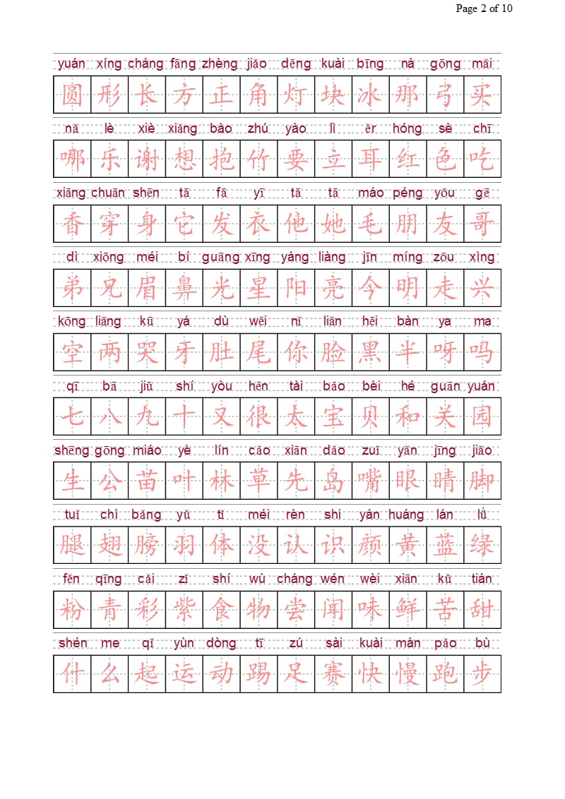 洪恩识字1200字拼音描红版.ppt_第2页