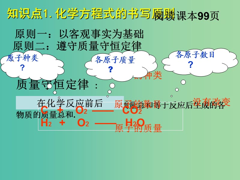 九年级化学上册 第5单元 课题2 如何正确书写化学方程式课件 （新版）新人教版.ppt_第3页