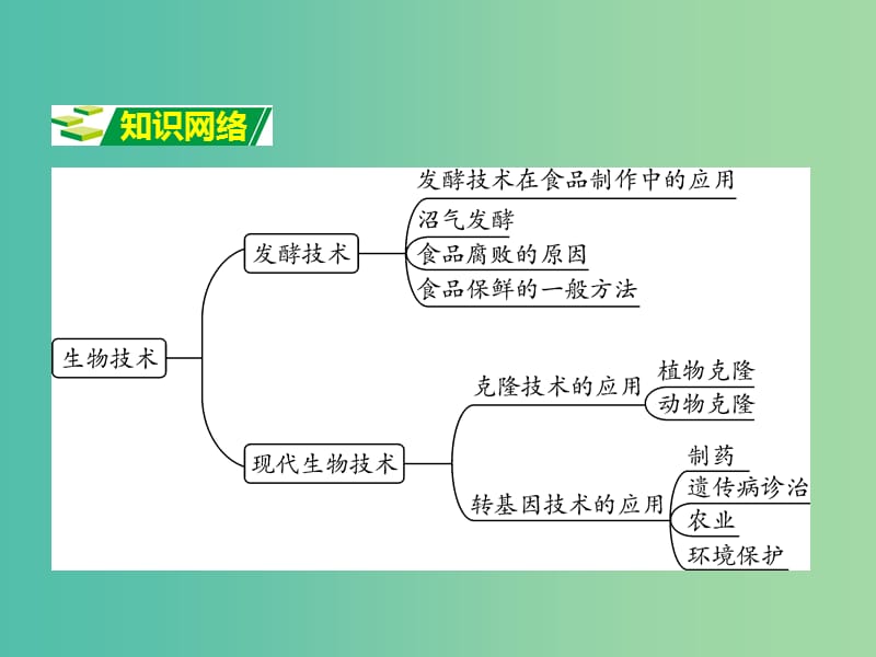 中考生物 第二部分 重点专题突破 专题九 生物技术复习课件 苏教版.ppt_第2页