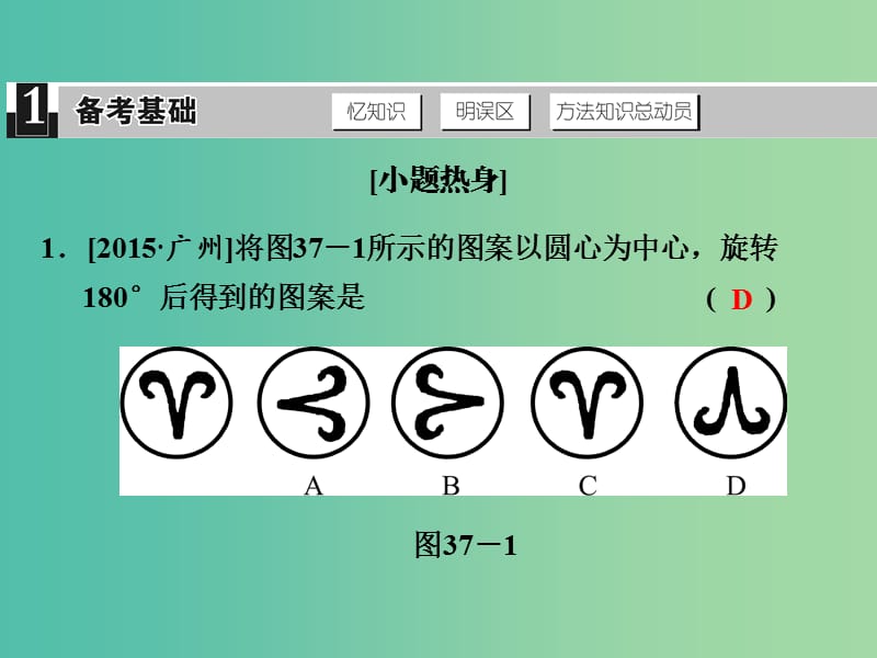 中考数学 第十二单元 图形变换 第37课时 平移与旋转复习课件.ppt_第2页