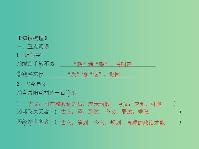 中考语文 文言文知识梳理与阅读训练 古诗文阅读 八上课件.ppt_第3页