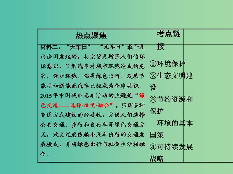 中考数学复习 热点专题6 建设生态文明 共享绿色未来课件.ppt_第3页