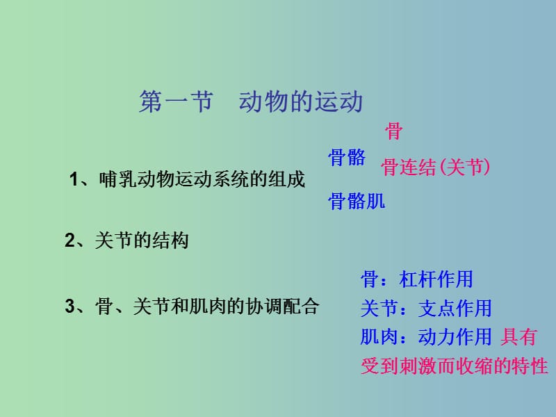 八年级生物上册 第五单元 第二章 动物的运动和行为复习课件 （新版）新人教版.ppt_第2页