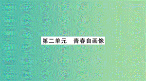 中考政治 教材系統(tǒng)總復(fù)習(xí) 八上 第二單元 青春自畫像課件 人民版.ppt