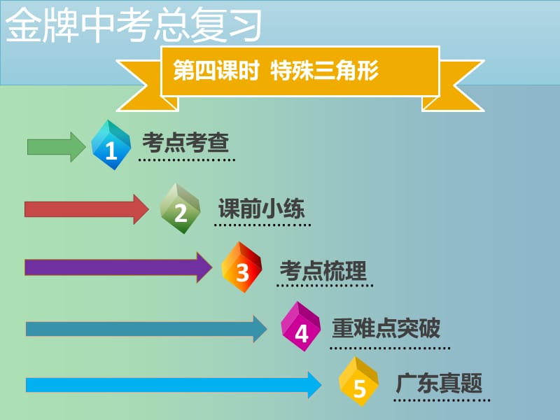 中考数学总复习第四章三角形第4课时特殊三角形课件.ppt_第2页