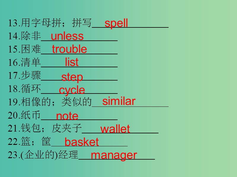 中考英语 重点难点梳理 八上 Unit 7-8课件.ppt_第3页