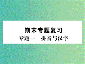 七年級語文下冊 專題復習一 拼音與漢字課件 蘇教版.ppt