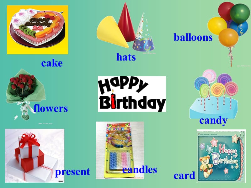 七年级英语上册《Module 8 Choosing presents Unit 1 I always like birthday parties》课件 （新版）外研版.ppt_第2页