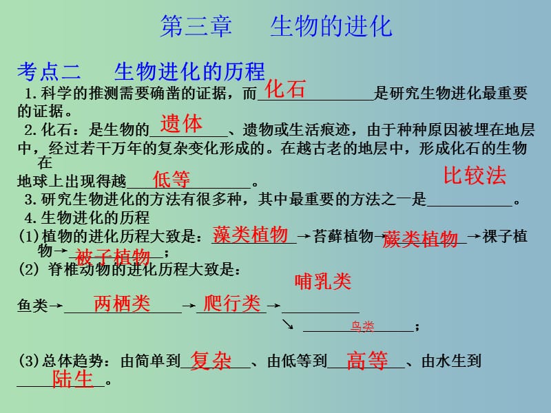 八年级生物下册 第七单元 第三章 生命起源和生物进化课件 新人教版.ppt_第3页