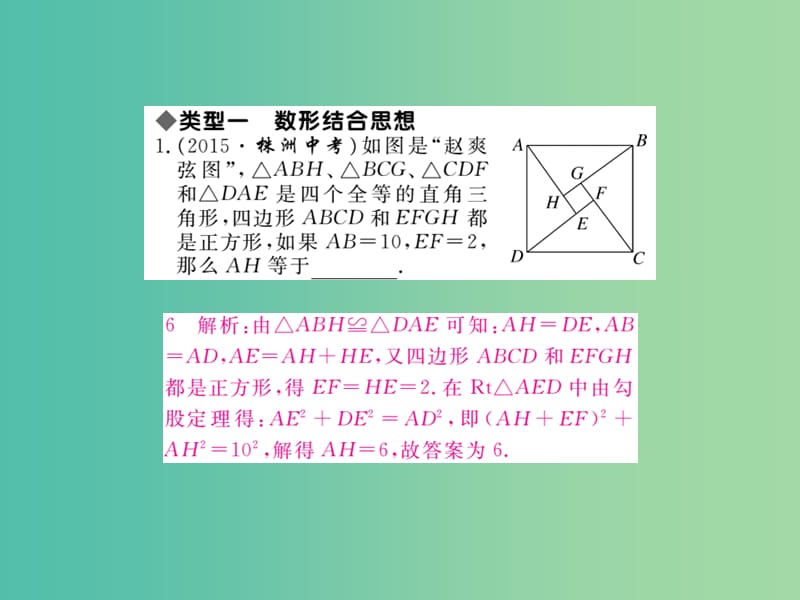 八年级数学下册 专题三 勾股定理中的思想方法课件 新人教版.ppt_第2页