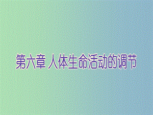 七年級生物下冊 第六章 第一節(jié) 人體對外界環(huán)境的感知課件 新人教版.ppt