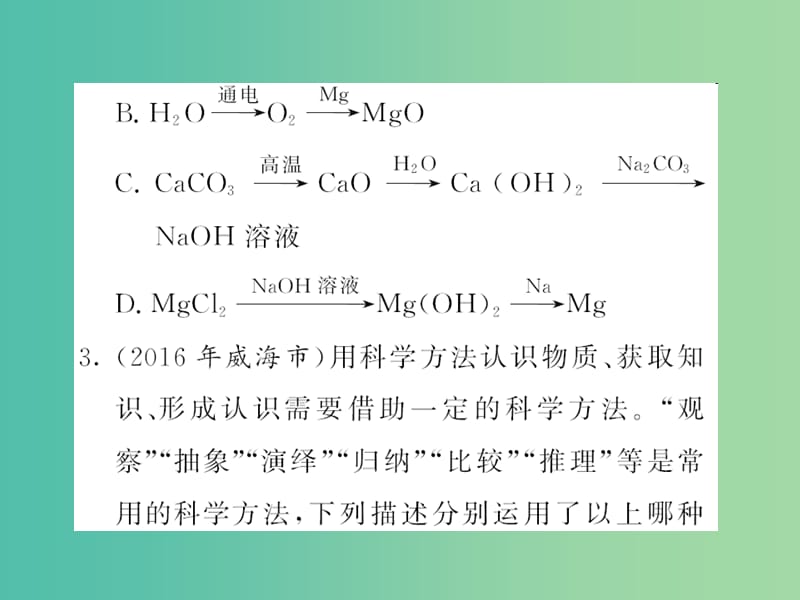 中考化学第二轮复习 专题训练 提升能力 专题六 实验探究练习课件 新人教版.ppt_第3页