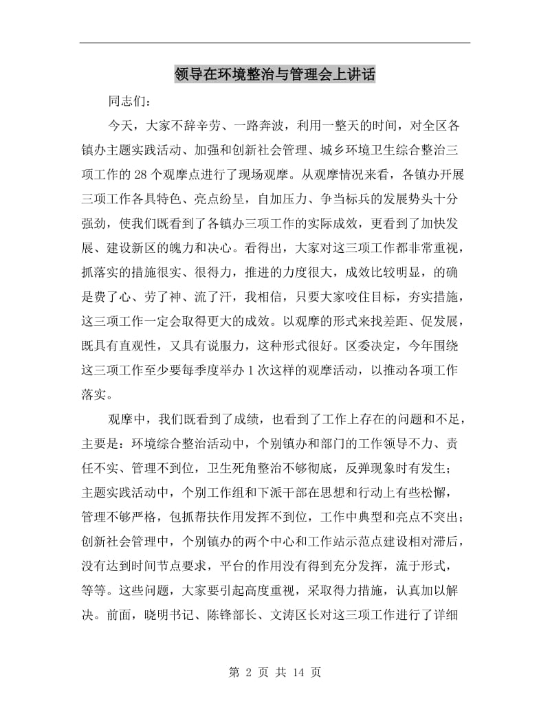 领导在环境整治与管理会上讲话.doc_第2页