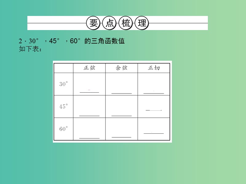 中考数学 第22讲 锐角三角函数和解直角三角形课件.ppt_第3页