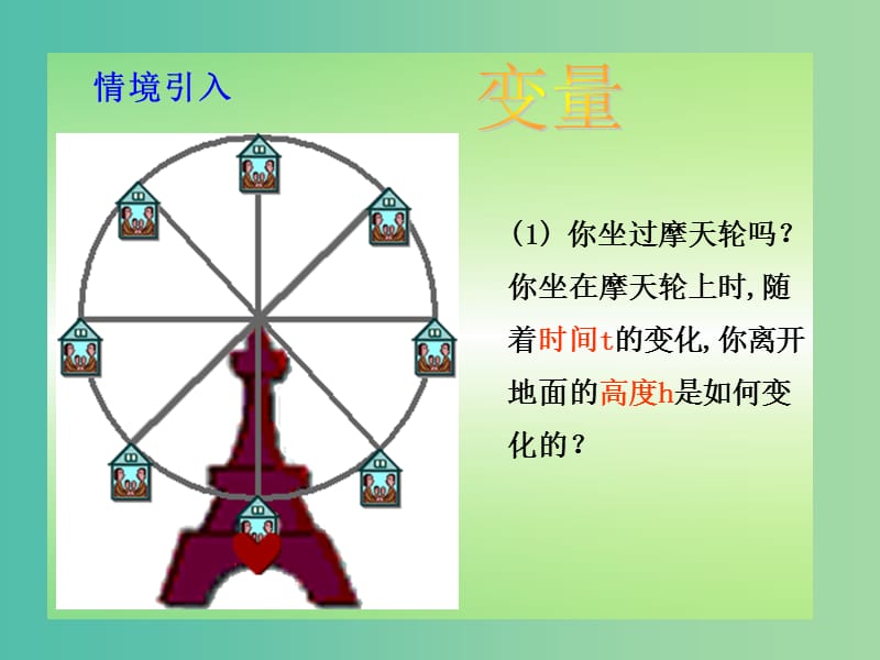 八年级数学下册 19.1.1 变量与函数课件4 新人教版.ppt_第2页