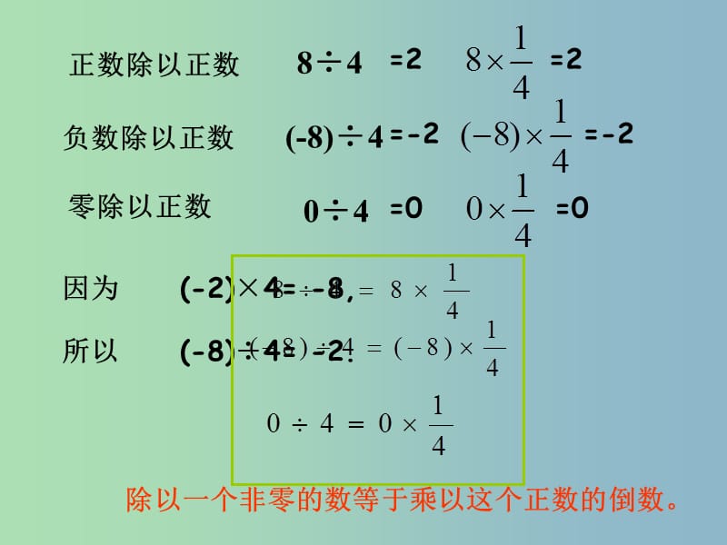 七年级数学上册《1.4.2 有理数的除法》课件 （新版）新人教版.ppt_第3页