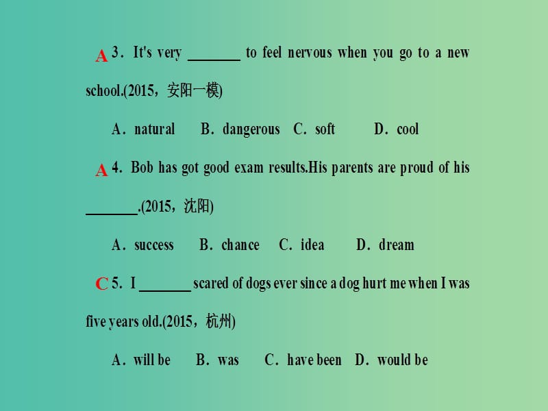 中考英语 考点跟踪突破13 八下 Units 7-8练习课件.ppt_第3页