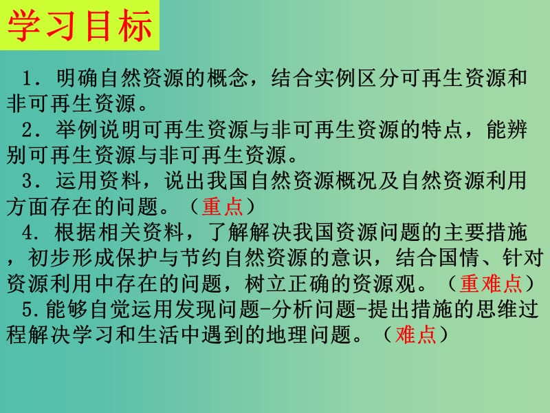 八年级地理上册 第3章 合理利用与保护自然资源课件（1）（新版）商务星球版.ppt_第3页