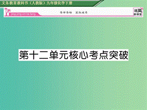 九年級化學下冊 第12單元 化學與生活核心考點突破課件 （新版）新人教版.ppt