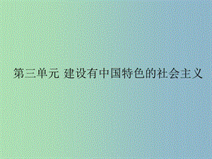 中考?xì)v史第一輪考點(diǎn)沖刺復(fù)習(xí) 八下 第三單元 建設(shè)有中國特色的社會(huì)主義課件 新人教版.ppt