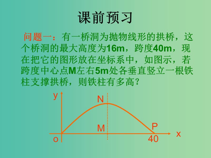 九年级数学上册 22.3 实际问题与二次函数课件 新人教版.ppt_第2页