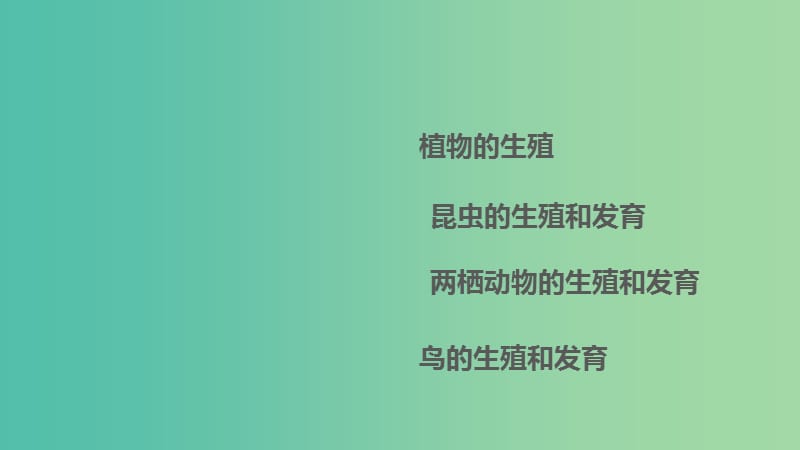 中考生物 第七单元 第二十六章 生物的生殖和发育复习课件 新人教版.ppt_第1页