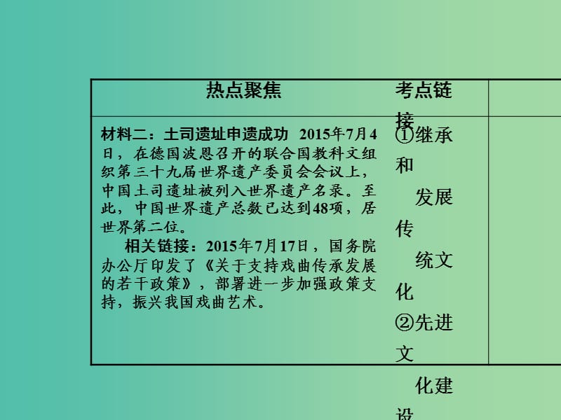 中考数学复习 热点专题9 保护传统文化 加强文化交流课件.ppt_第3页