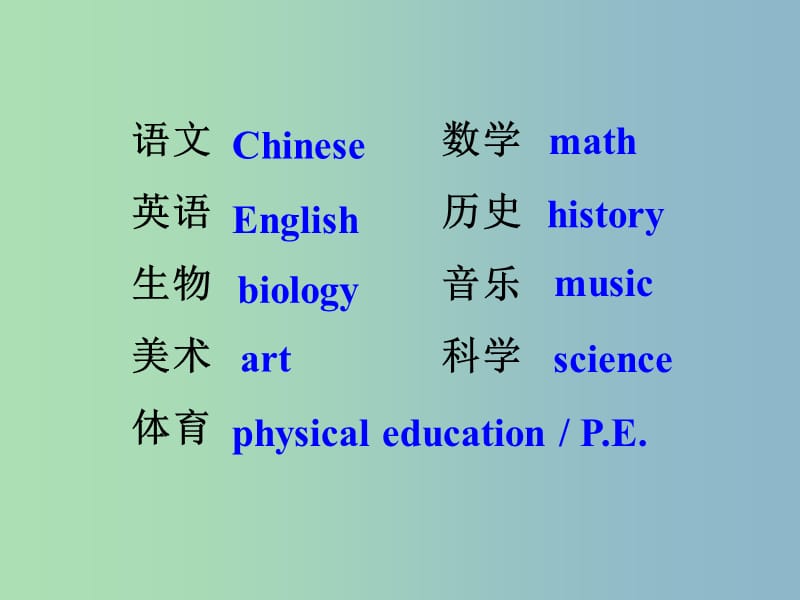 七年级英语上册 Unit 12 My favorite subject is science Section B课件 人教新目标版.ppt_第2页