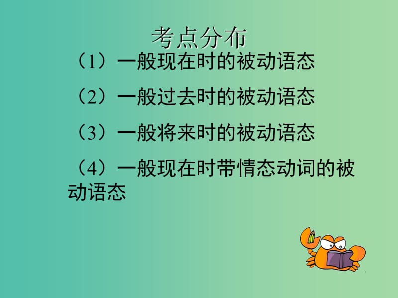 中考英语 语法考点复习 动词语态课件.ppt_第3页