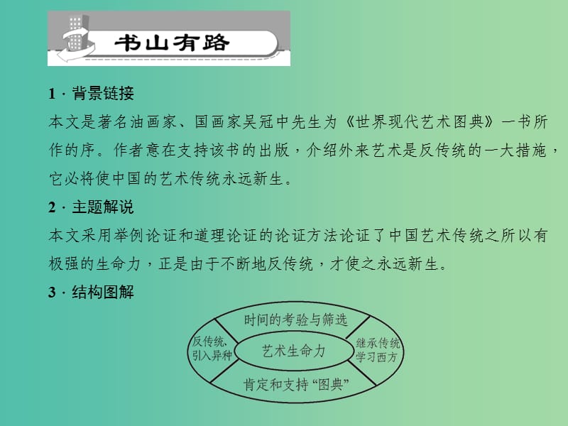 九年级语文下册 第3单元 11 永远新生习题课件 语文版.ppt_第2页