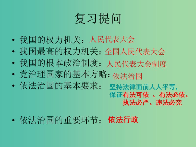 九年级政治全册 3.6.2 宪法是国家的根本大法课件 新人教版.ppt_第1页