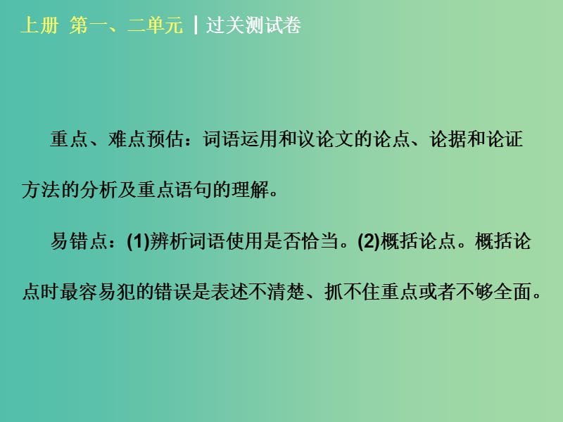 九年级全册 单元过关测试课件 新人教版.ppt_第3页