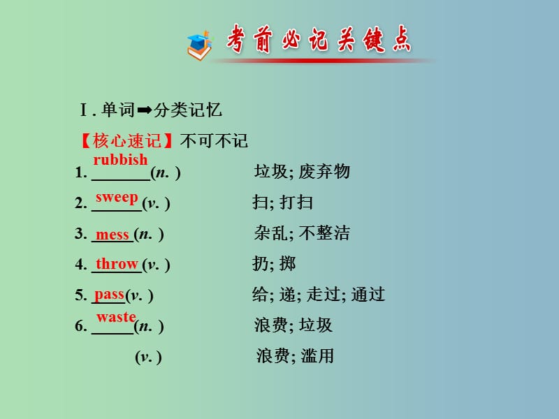 八年级英语下册 Unit 3-4复习课件 （新版）人教新目标版.ppt_第2页