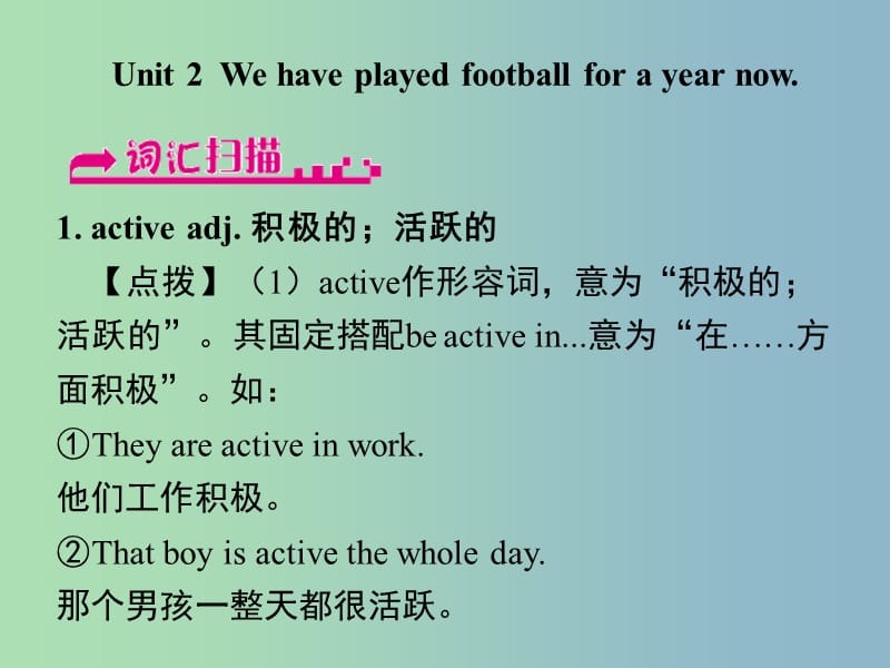 八年级英语下册Module4SeeingthedoctorUnit2Wehaveplayedfootballforayearnow课件新版外研版.ppt_第1页