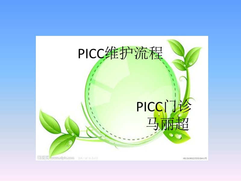 《PICC维护流程》PPT课件.ppt_第1页