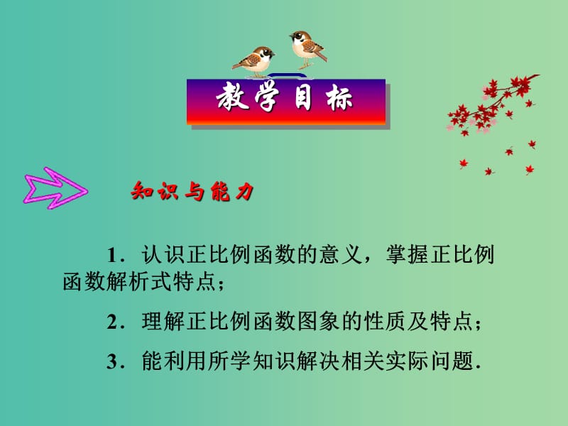 八年级数学上册 14.2.1 正比例函数课件 新人教版.ppt_第3页